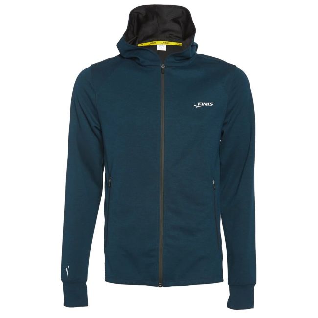 Finis - hanorac bumbac cu fermoar pentru barbati Tech Jacket Mens - albastru navy