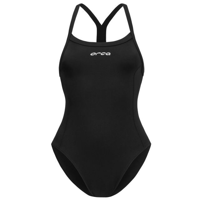 Orca - Costum de baie intreg pentru femei Core One Piece - verde deschis diploria portocaliu