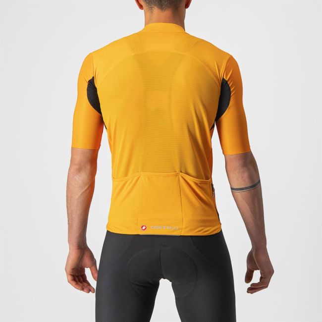 Castelli - tricou pentru ciclism cu maneca scurta Endurance Elite Jersey - portocaliu deschis pop