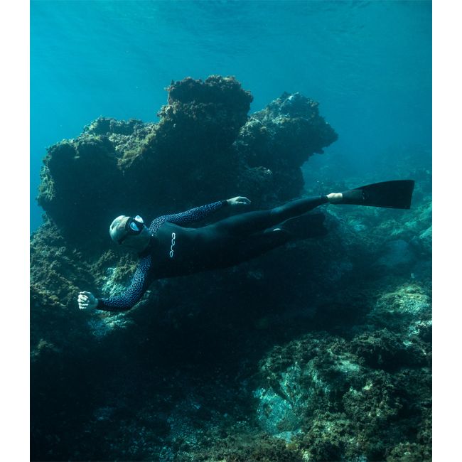 Orca - costum neopren pentru barbati Freedive Mantra 1 P wetsuit - negru albastru