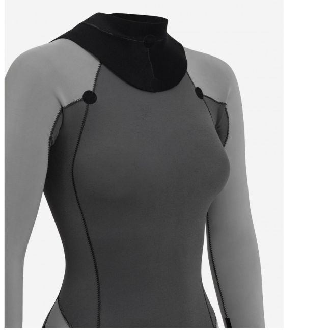 Orca - costum neopren pentru femei Freedive Zen 1 P wetsuit - negru gri alb