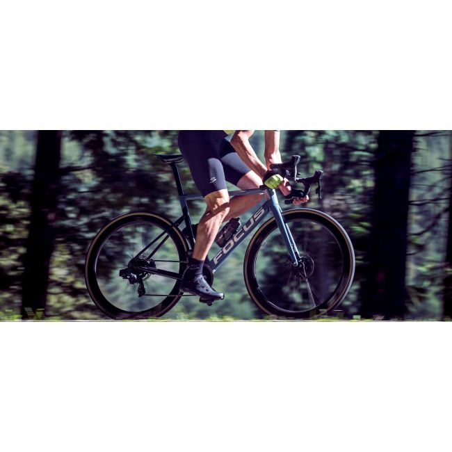 Spiuk - Pantaloni scurti ciclism pentru barbati TOP TEN ANTI-ABRASION Bib Short  - negru