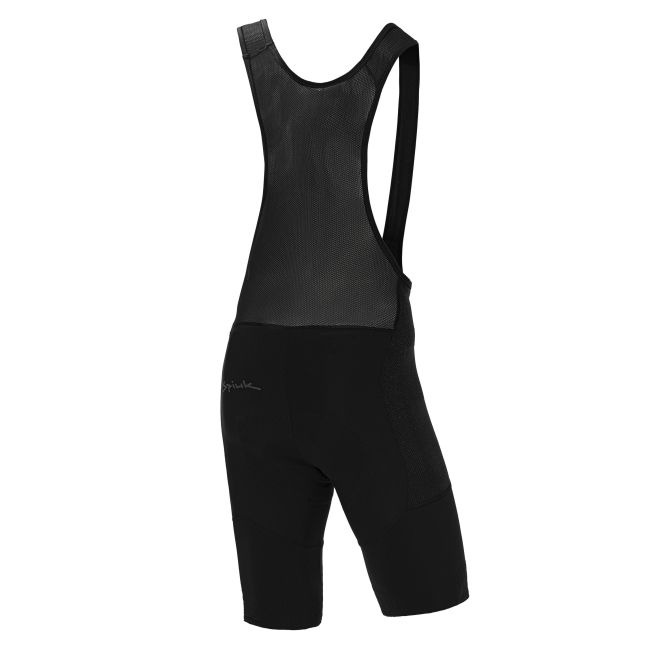 Spiuk - Pantaloni scurti ciclism pentru barbati TOP TEN ANTI-ABRASION Bib Short  - negru
