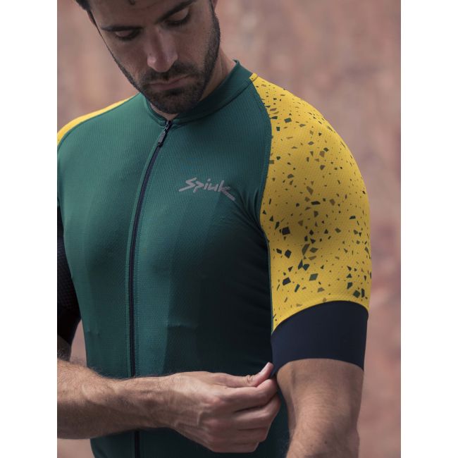 Spiuk - Tricou ciclism maneca scurta Helios SS jersey - verde galben