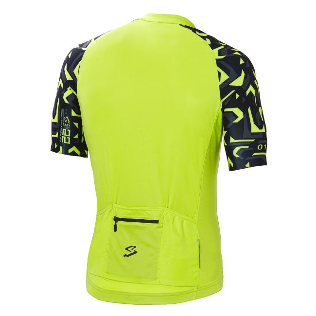 Spiuk - Tricou ciclism mânecă scurtă Top Ten SS jersey - verde lime negru