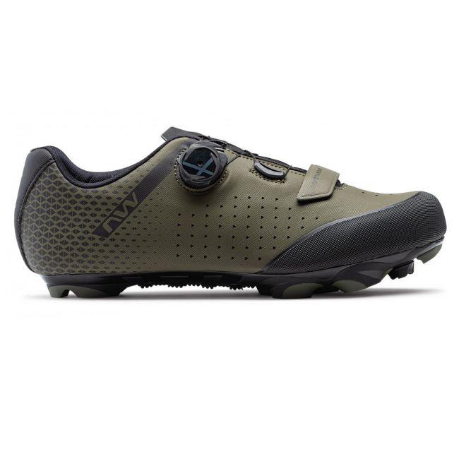 Northwave Origin Plus 2 - pantofi ciclism MTB XC - negru verde padure