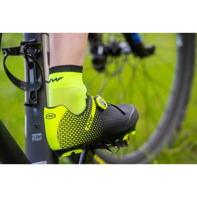 Northwave Origin Plus 2 - pantofi ciclism MTB XC - negru verde padure