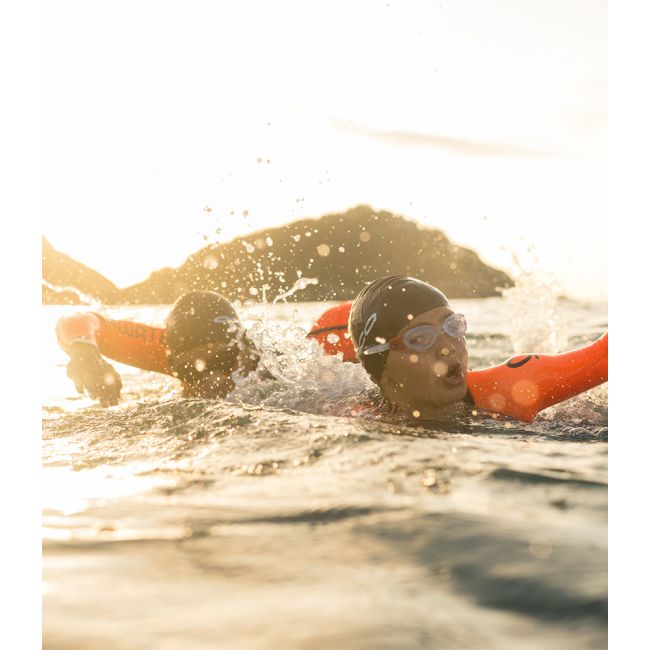 Orca - costum neopren copii Jr Squad Openwater wetsuit - negru portocaliu