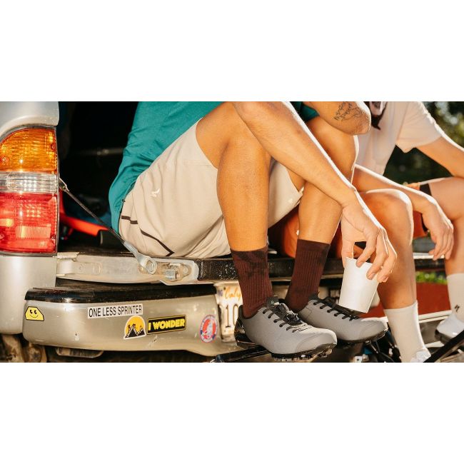 Specialized - Pantaloni ciclism scurti pentru barbati Adventure pants - maro doppio