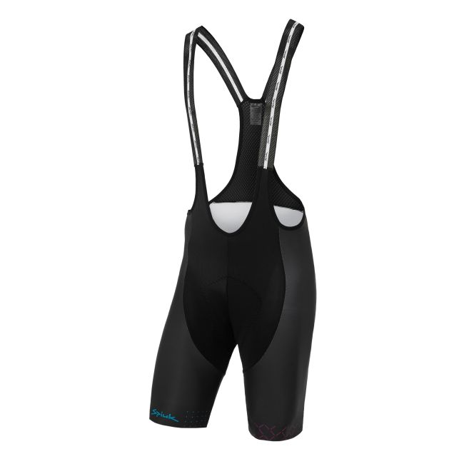 Spiuk - Pantaloni scurti ciclism Max carbon bordeaux bibshort - negru