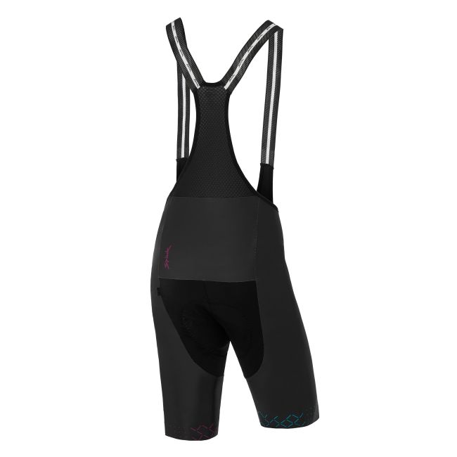 Spiuk - Pantaloni scurti ciclism Max carbon bordeaux bibshort - negru