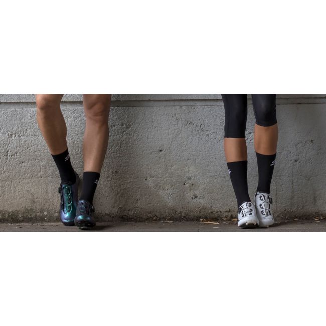 Spiuk - Set sosete ciclism medii ANATOMIC medium long 2 socks pack - negru