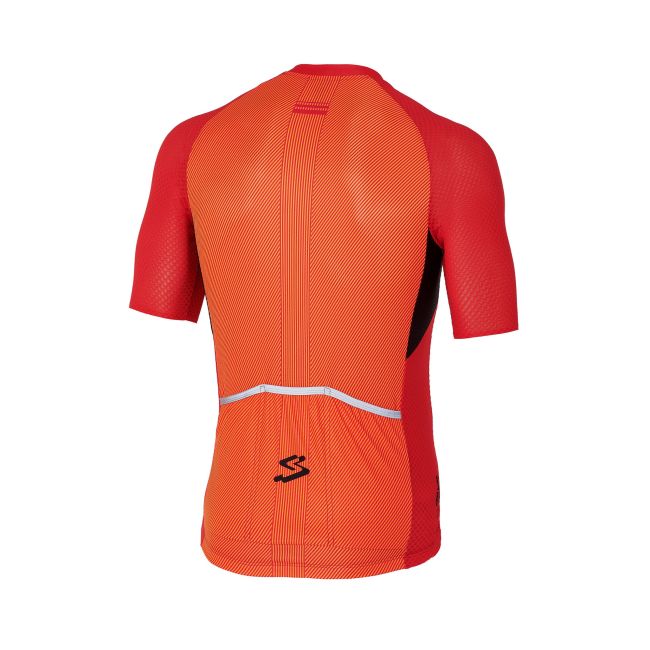 Spiuk - Tricou ciclism pentru barbati maneca scurta Star Open Bravo SS men jersey - portocaliu