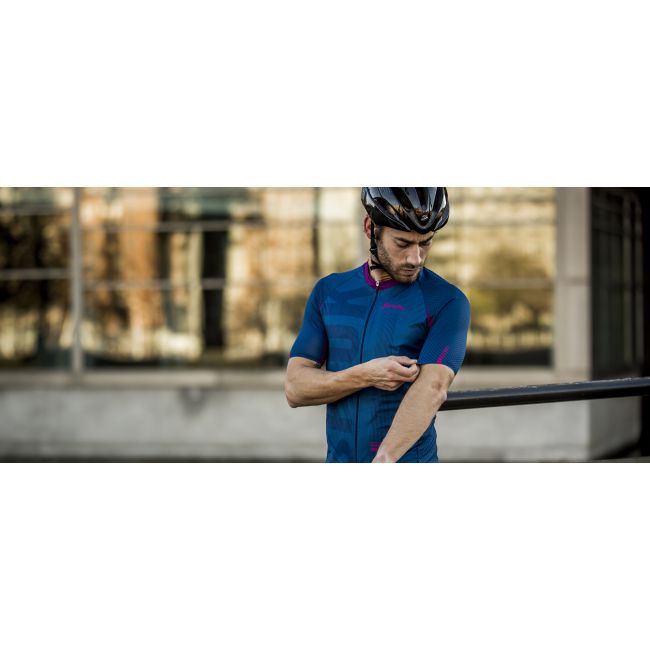 Spiuk - Tricou ciclism pentru barbati maneca scurta Star Open Bravo SS men jersey - portocaliu