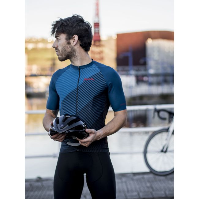 Spiuk - Tricou ciclism pentru barbati maneca scurta Summum Stratos SS men jersey - albastru bleumarin