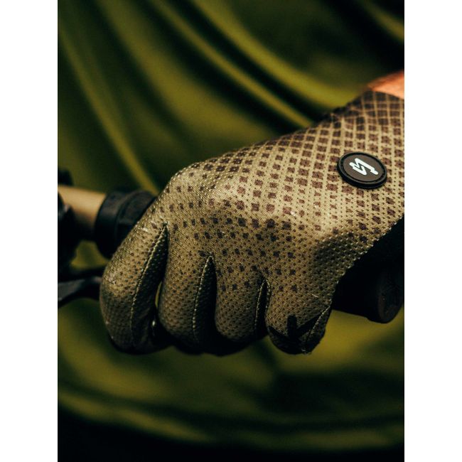 Spiuk - Manusi ciclism degete lungi ALL TERRAIN gloves - verde kaki negru