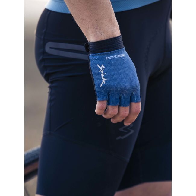 Spiuk - Manusi ciclism degete scurte HELIOS gloves - albastru negru