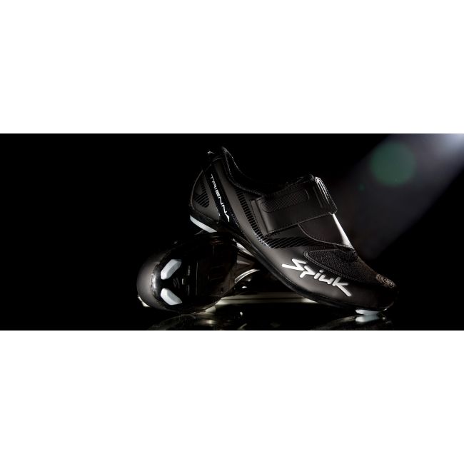 Spiuk - Pantofi ciclism triatlon TRIENNA TRI shoes - alb mat negru