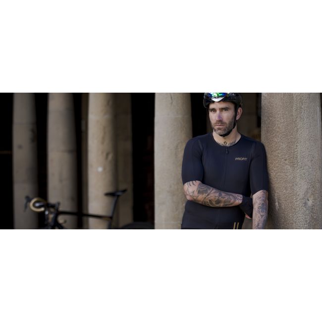 Spiuk - Tricou ciclism maneca scurta PROFIT Summer SS Jersey -  negru