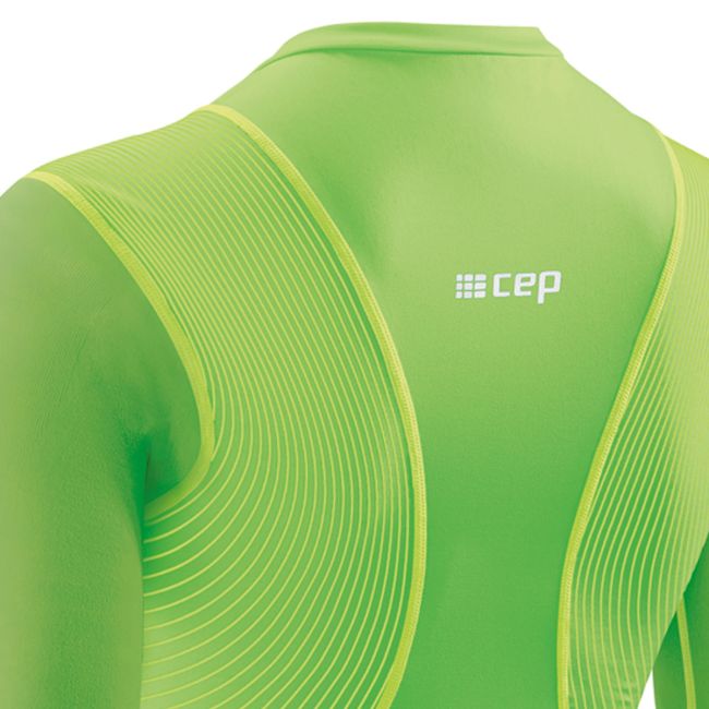 CEP - Bluza de compresie cu maneci lungi pentru femei Winter Wingtech Long Sleeve - verde viper