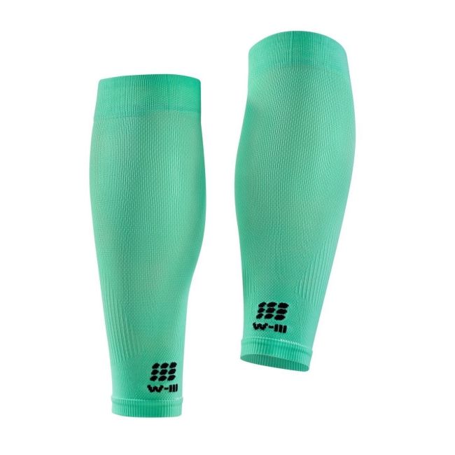 CEP - Compresie gamba femei Calf Sleeves - verde deschis jad negru