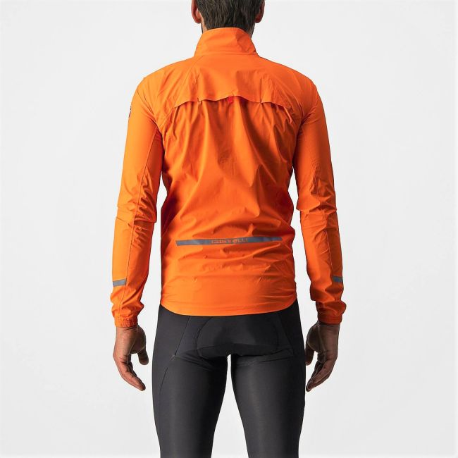 Castelli - Jacheta de ploaie Emergency 2 Rainjacket - portocaliu