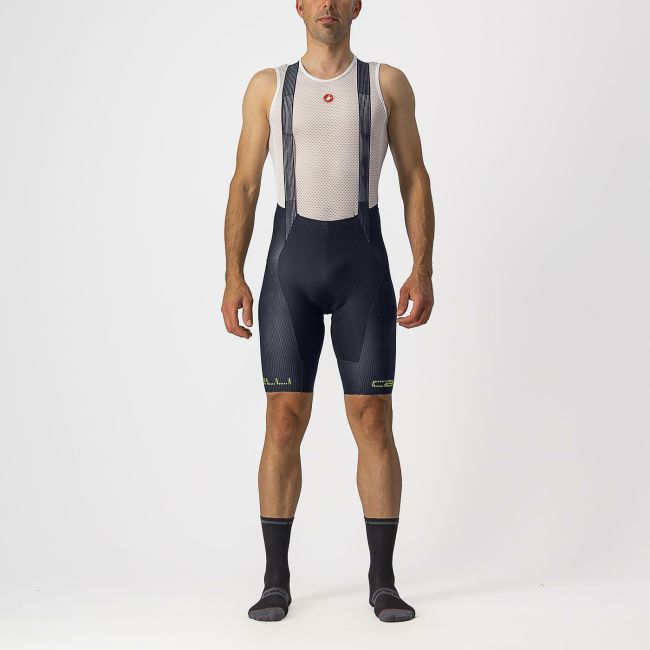Castelli - pantaloni scurti pentru ciclism cu bretele Free Aero RC PRO bibshorts - bleumarin savile