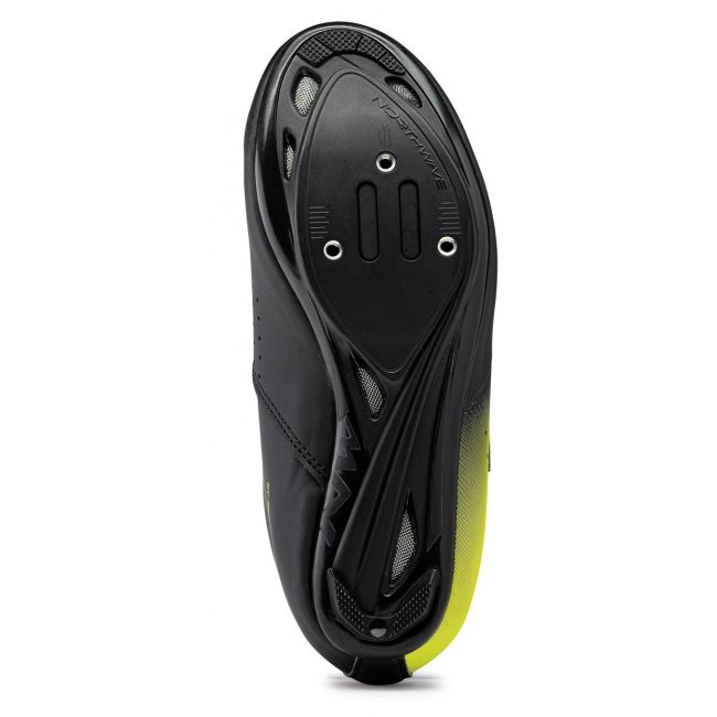 Northwave - pantofi ciclism sosea - Core Junior - Black | Yellow Fluo