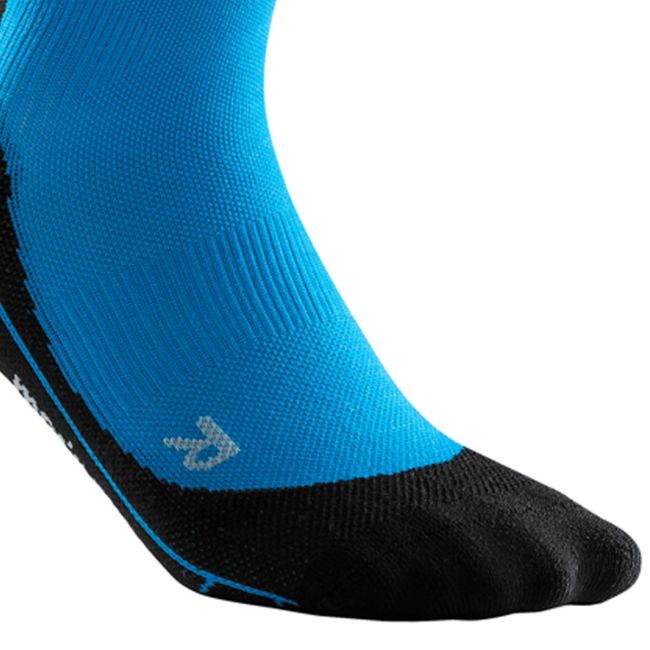 CEP - Sosete de compresie pentru barbati alergare iarna Winter Run Socks - albastru electric negru