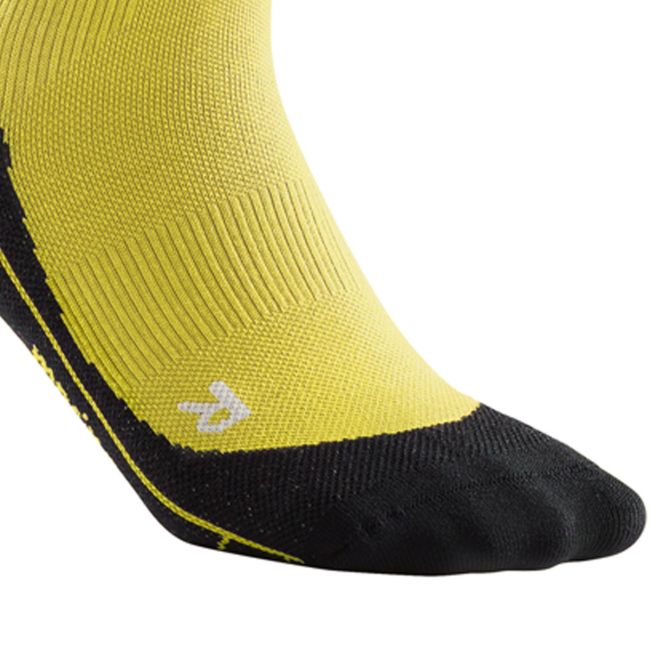 CEP - Sosete de compresie pentru barbati alergare iarna Winter Run Socks - galben negru