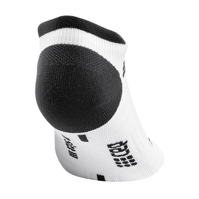 CEP - Sosete de compresie pentru barbati model sub glezna 6cm No Show 3.0 - alb negru gri