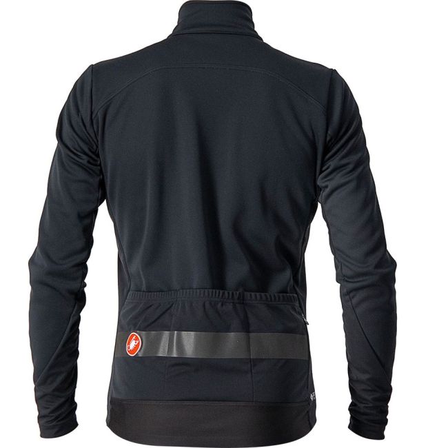 Castelli - jacheta ciclism iarna pentru barbati Raddoppia 3 jacket - Negru gri Reflex