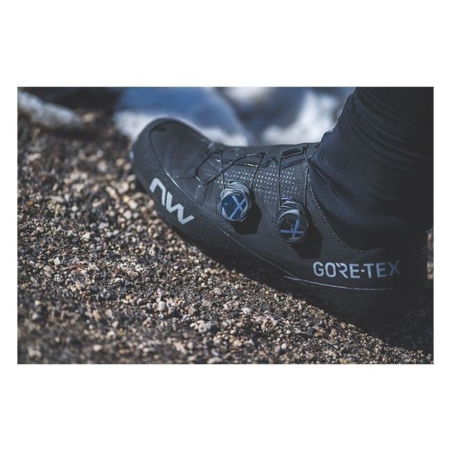 Northwave - pantofi ciclism iarna sau ploaie MTB XC Flagship GTX shoes - negru gri