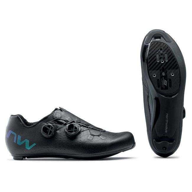 Northwave - pantofi ciclism sosea Extreme 3 - negru albastru irizat