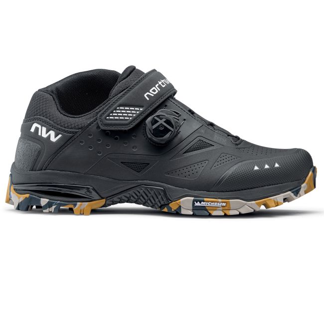 Northwave Enduro Mid 2 - pantofi pentru ciclism MTB All Terrain Mountain - negru albastru