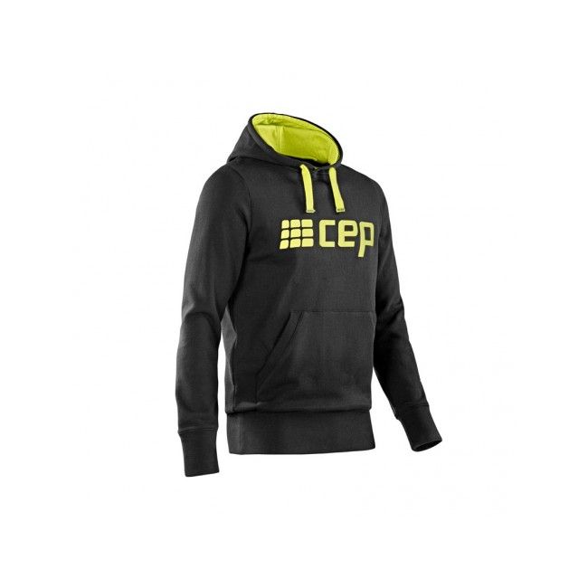 CEP - Hanorac sport barbati Brand Hoody - negru verde lime