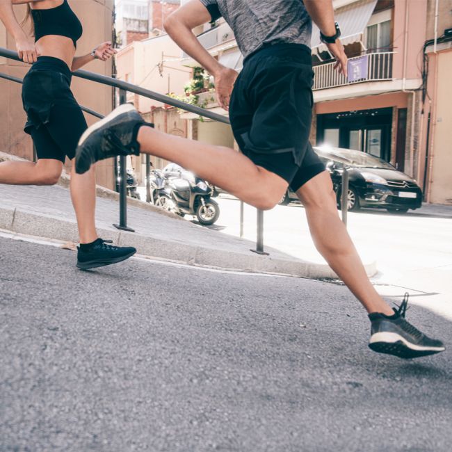 CEP - Pantaloni scurti alergare 2 in 1 pentru barbati 3.0 running shorts - albastru negru