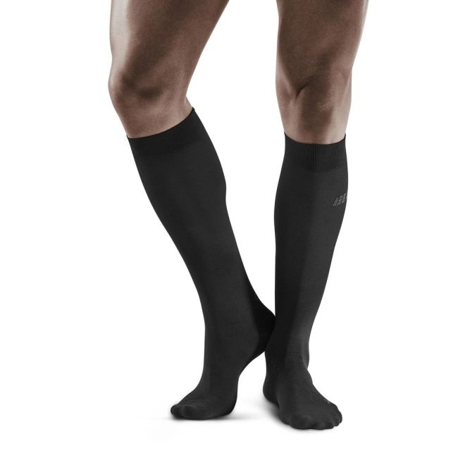 CEP - Sosete de compresie pentru barbati Business Commuter Tall Compression Socks - negru