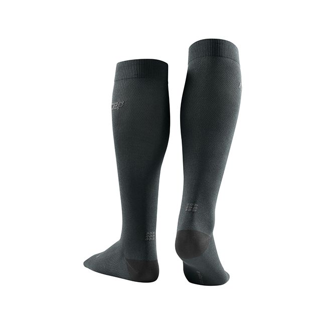 CEP - Sosete lungi compresie pentru femei Business Commuter Tall Compression women Socks - negru gri
