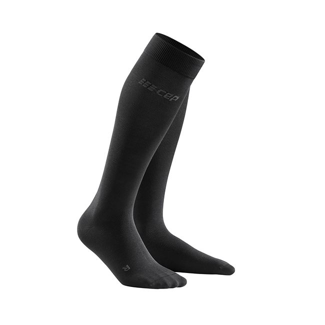 CEP - Sosete lungi compresie pentru femei Business Commuter Tall Compression women Socks - negru