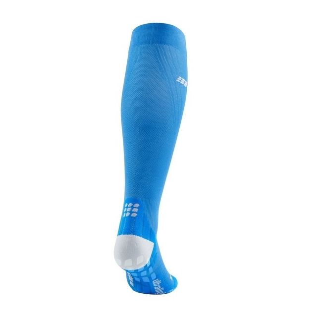 CEP - Sosete scurte compresie pentru femei Pro ultralight women socks - albastru electric gri deschis