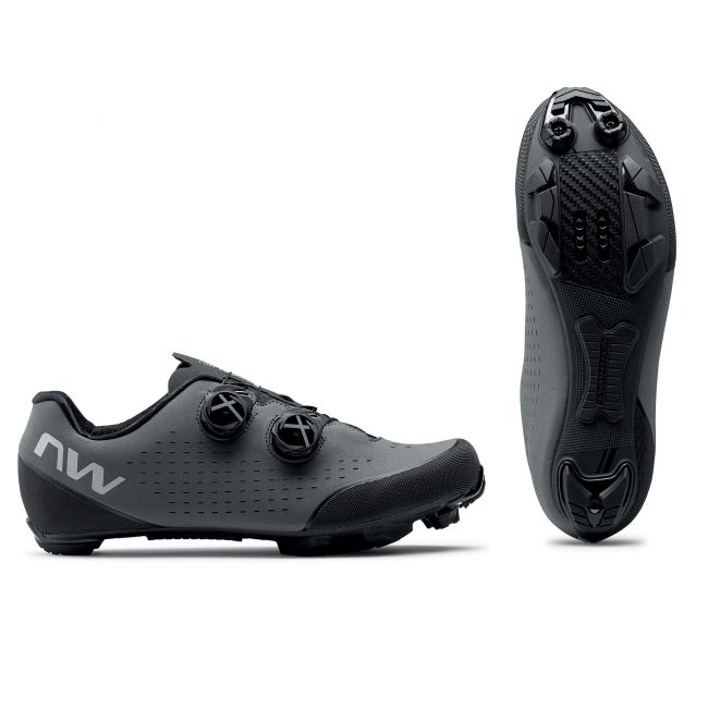 Northwave Rebel 3 - pantofi pentru ciclism MTB - gri antracit negru