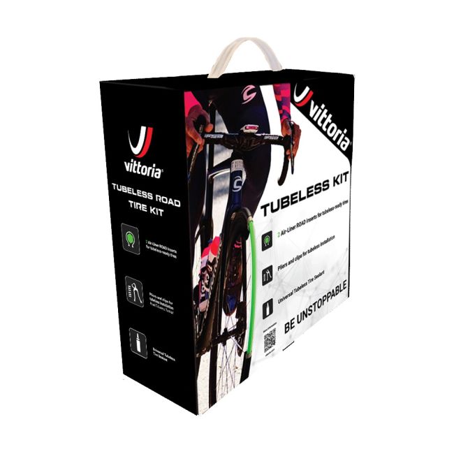 Vittoria - kit tubeless bicicleta sosea cu roti de 700x 23 / 27 / 30 mm
