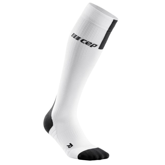 CEP - Sosete compresie alergare pentru femei 3.0 women socks - alb negru gri