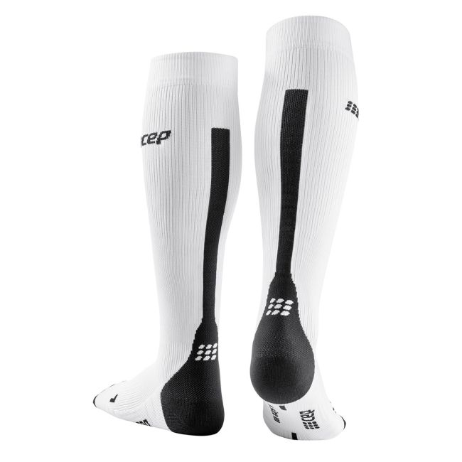 CEP - Sosete compresie alergare pentru femei 3.0 women socks - alb negru gri