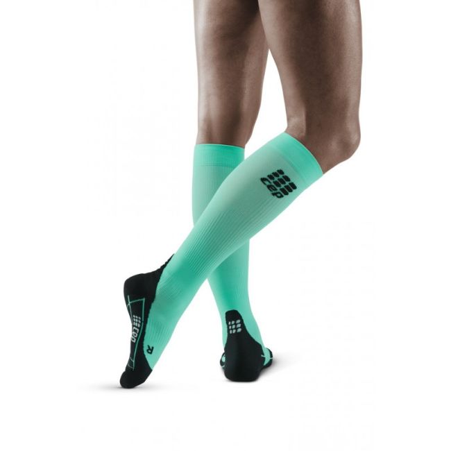 CEP - Sosete de compresie pentru femei Women Running socks - verde deschis negru jump jade
