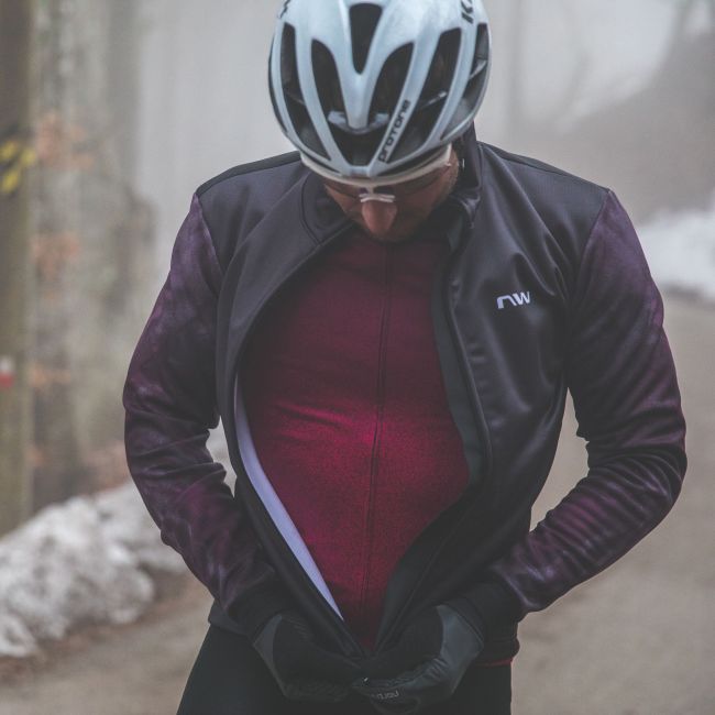 Northwave jacheta ciclism pentru iarna - Blade - negru-bordo