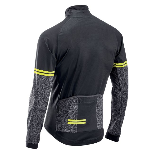 Northwave jacheta ciclism pentru iarna - Extreme - negru-galben-fluo