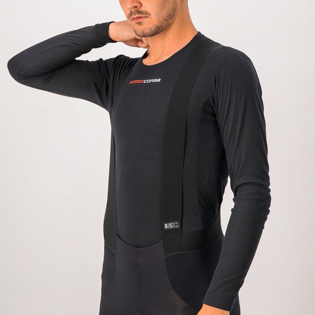 Castelli bluza de corp cu maneca lunga Prosecco Tech Long Sleeve - negru