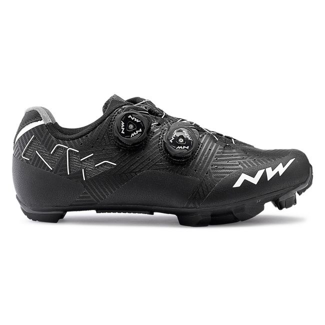 Northwave Rebel WMN - pantofi pentru ciclism MTB XC pentru femei - negru alb